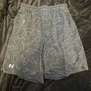 Under armor black basketball shorts
